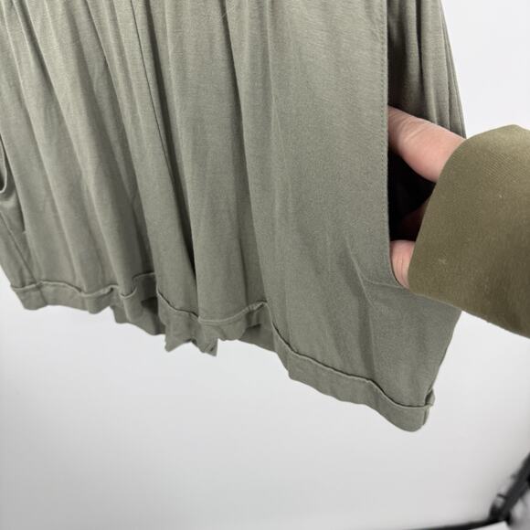 Lascana Venus Romper Short Sleeve V Neck Shorts Women size 8 Green - Picture 6 of 12